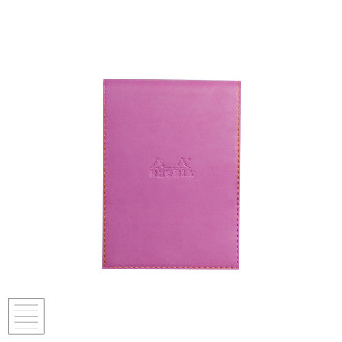 Rhodia Rhodiarama Leatherette Refillable Notepad No.13 (115 x 158) Lilac by Rhodia at Cult Pens
