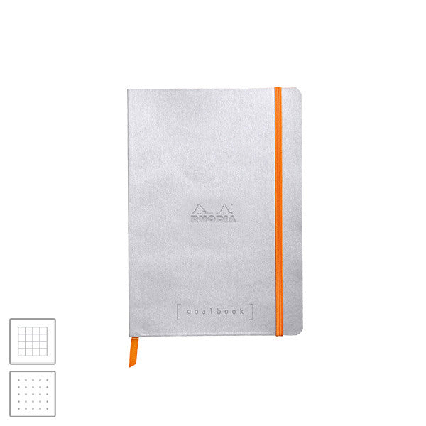 Rhodia Rhodiarama GoalBook A5 Silver by Rhodia at Cult Pens
