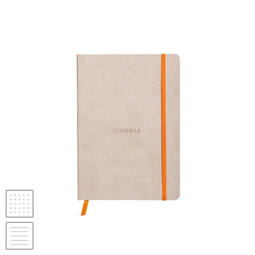 Rhodia Rhodiarama Softcover Notebook A5 (148 x 210) Beige by Rhodia at Cult Pens