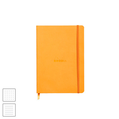 Rhodia Rhodiarama Softcover Notebook A5 (148 x 210) Orange by Rhodia at Cult Pens