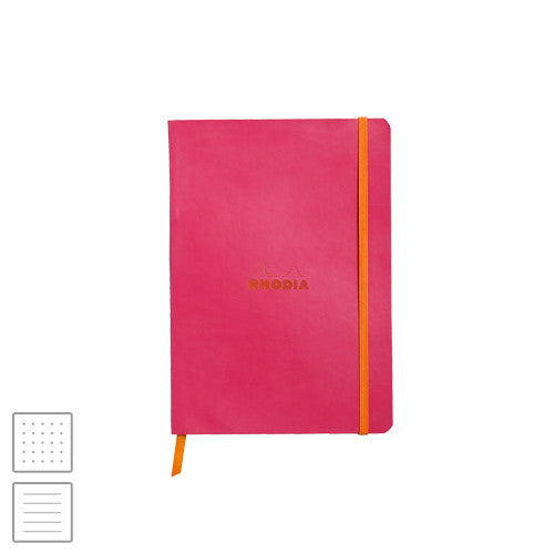 Rhodia Rhodiarama Softcover Notebook A5 (148 x 210) Raspberry by Rhodia at Cult Pens