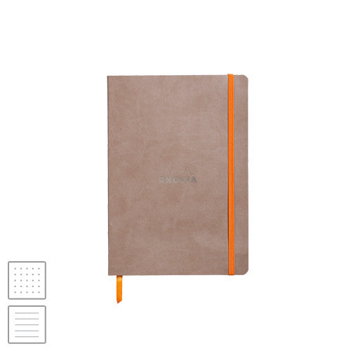 Rhodia Rhodiarama Softcover Notebook A5 (148 x 210) Taupe by Rhodia at Cult Pens