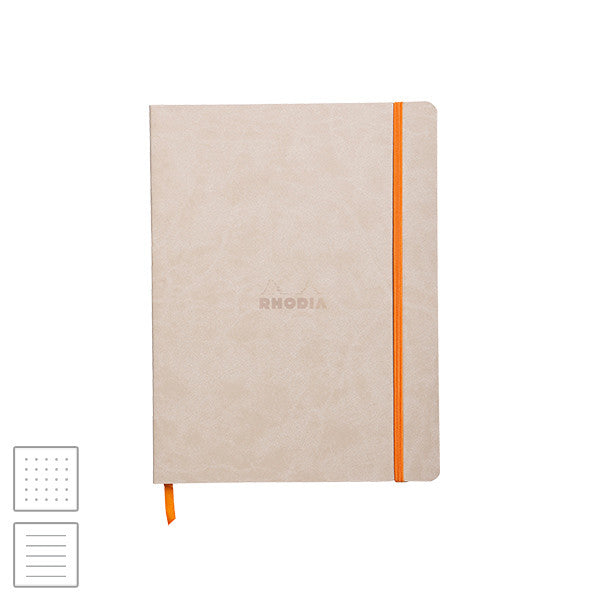 Rhodia Rhodiarama Softcover Notebook (190 x 250) Beige by Rhodia at Cult Pens