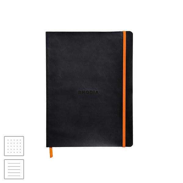 Rhodia Rhodiarama Softcover Notebook (190 x 250) Black by Rhodia at Cult Pens