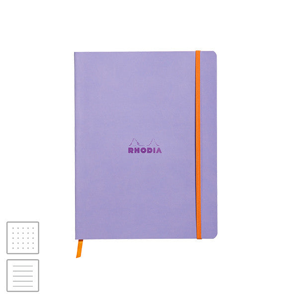 Rhodia Rhodiarama Softcover Notebook (190 x 250) Iris by Rhodia at Cult Pens