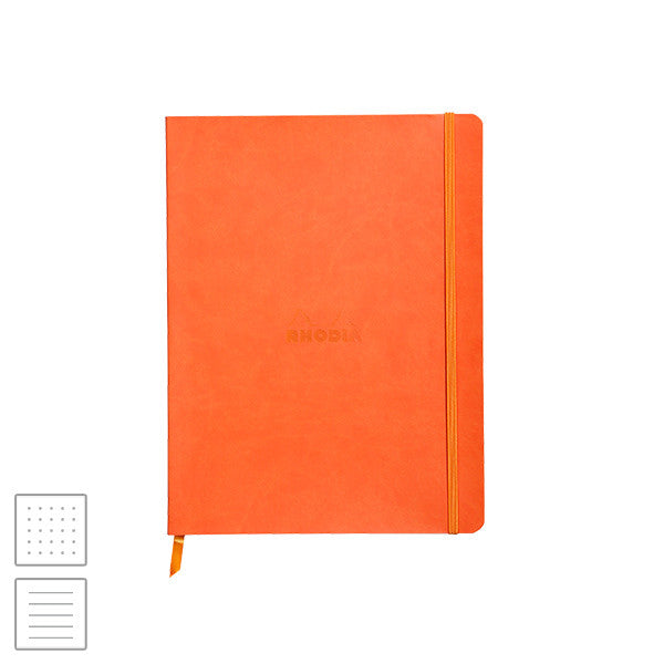 Rhodia Rhodiarama Softcover Notebook (190 x 250) Tangerine by Rhodia at Cult Pens