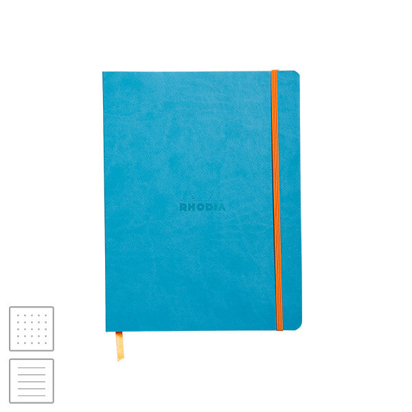 Rhodia Rhodiarama Softcover Notebook (190 x 250) Turquoise by Rhodia at Cult Pens