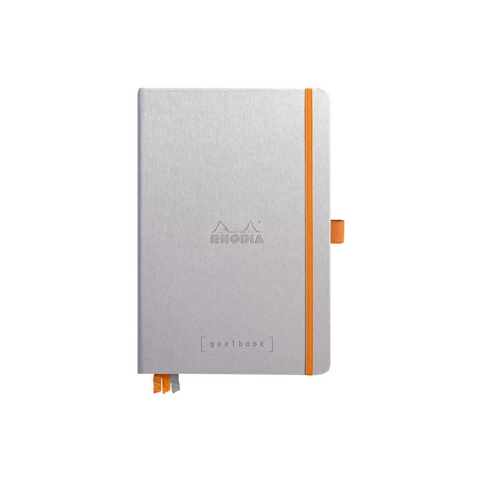 Rhodia Rhodiarama Hardcover Goalbook A5 Silver by Rhodia at Cult Pens