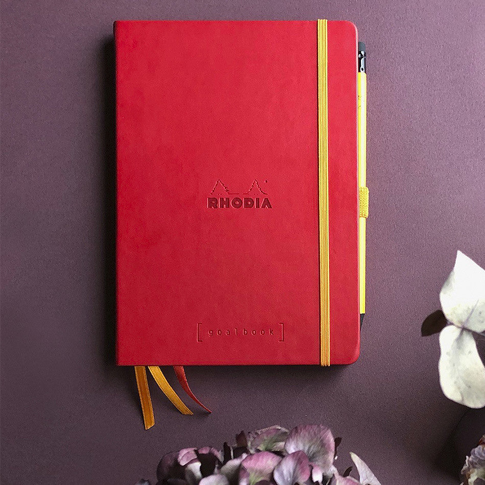Rhodia Rhodiarama Hardcover Goalbook A5 Raspberry by Rhodia at Cult Pens
