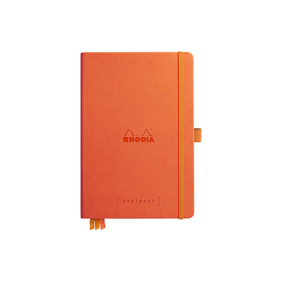 Rhodia Rhodiarama Hardcover Goalbook A5 Tangerine by Rhodia at Cult Pens