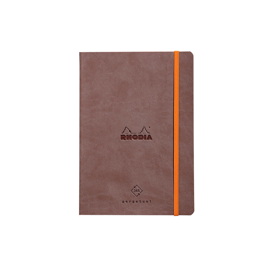 Rhodia Rhodiarama Perpetual Planner A5 Chocolate by Rhodia at Cult Pens