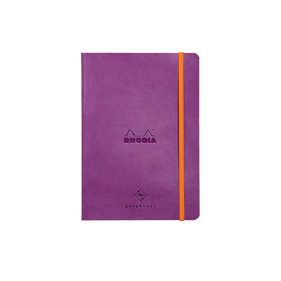 Rhodia Rhodiarama Perpetual Planner A5 Purple by Rhodia at Cult Pens