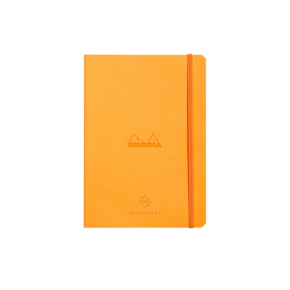 Rhodia Rhodiarama Perpetual Planner A5 Orange by Rhodia at Cult Pens