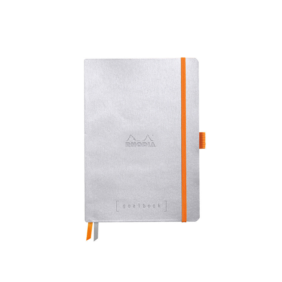 Rhodia Rhodiarama Softcover Goalbook With White Paper A5 Silver by Rhodia at Cult Pens