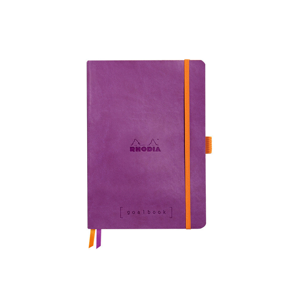 Rhodia Rhodiarama Softcover Goalbook With White Paper A5 Purple by Rhodia at Cult Pens
