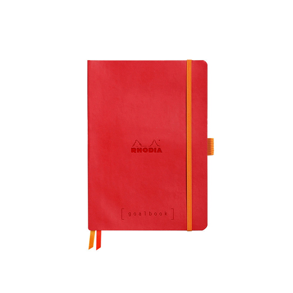 Rhodia Rhodiarama Softcover Goalbook With White Paper A5 Poppy by Rhodia at Cult Pens
