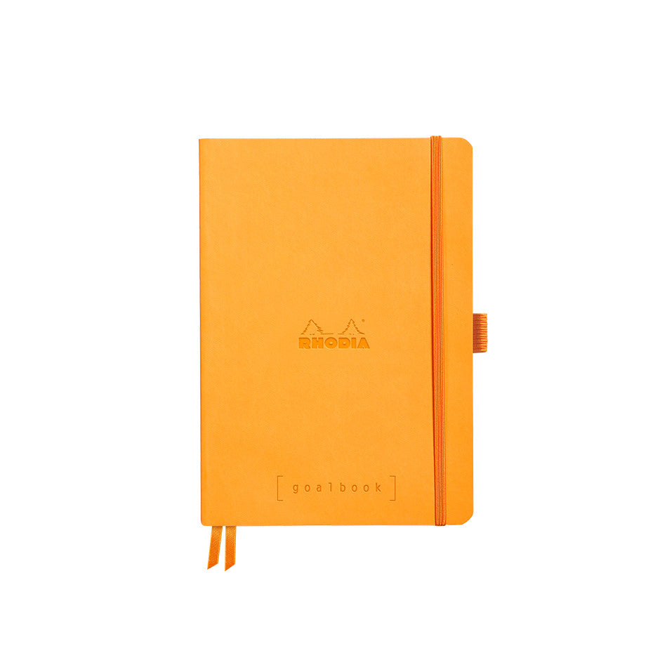 Rhodia Rhodiarama Softcover Goalbook With White Paper A5 Orange by Rhodia at Cult Pens