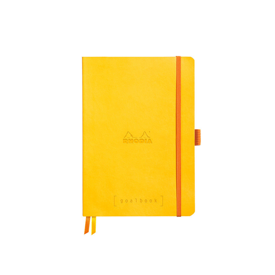 Rhodia Rhodiarama Softcover Goalbook With White Paper A5 Yellow by Rhodia at Cult Pens