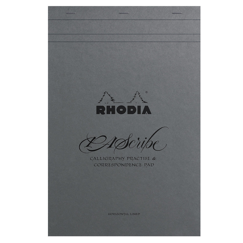 Rhodia PAScribe Calligraphy Practise and Correspondence Pad Grey by Rhodia at Cult Pens