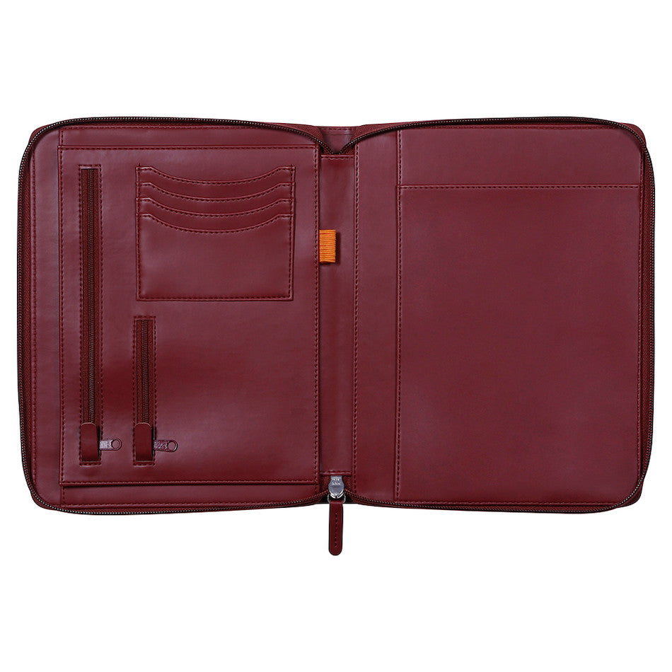Rhodia Small Zipped Portfolio A5 Burgundy by Rhodia at Cult Pens