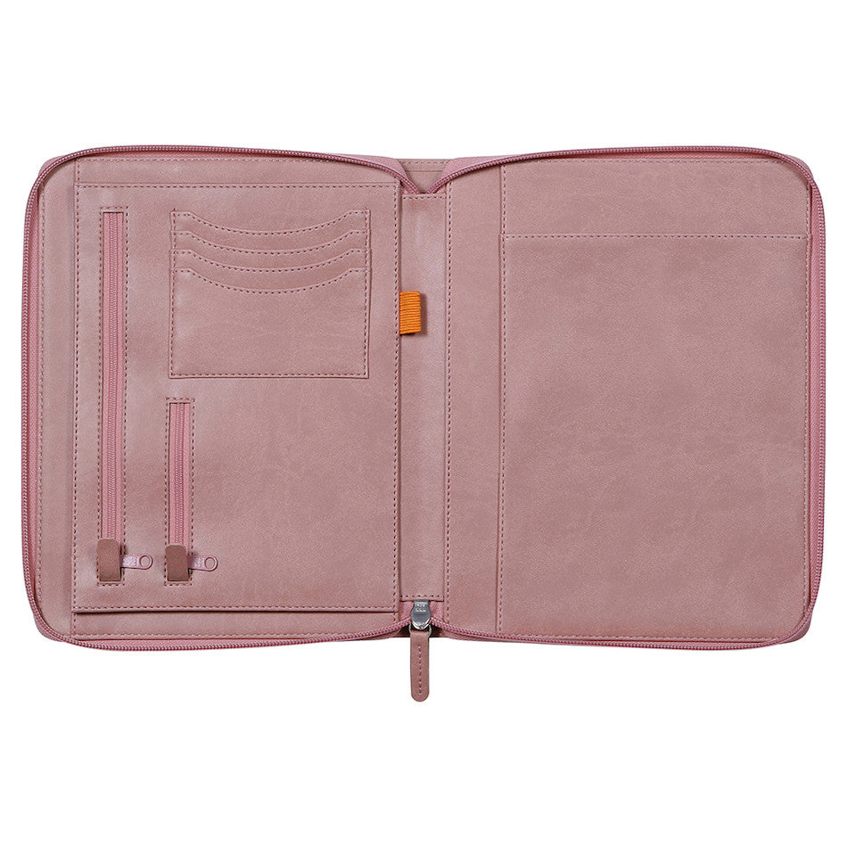 Rhodia Small Zipped Portfolio A5 Rosewood by Rhodia at Cult Pens