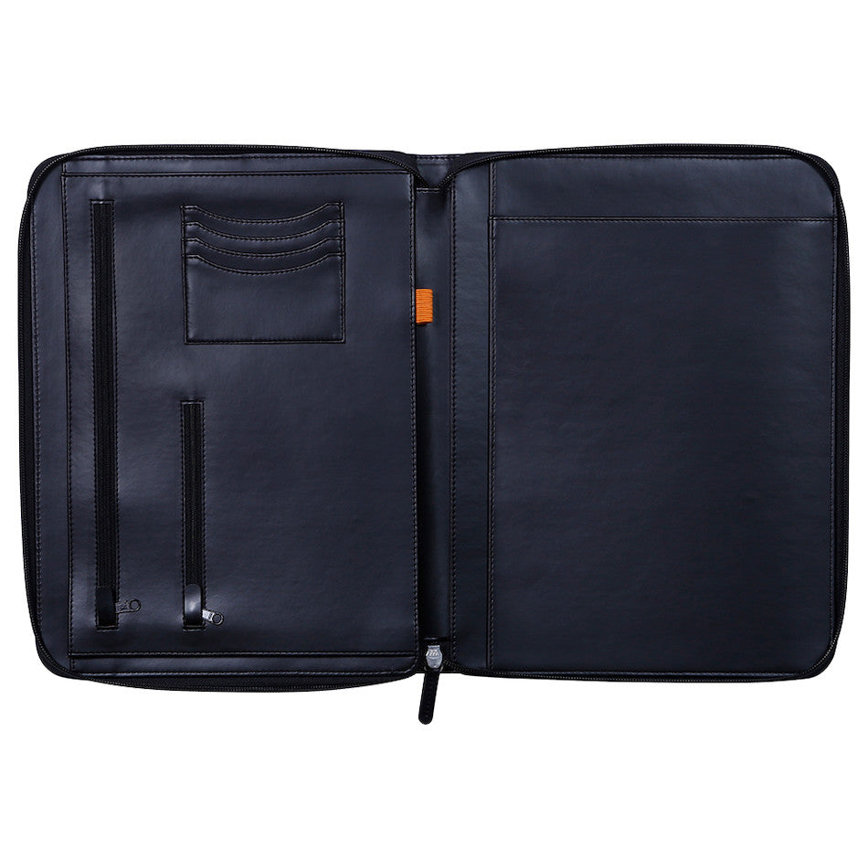 Rhodia Large Zipped Portfolio A4 Black by Rhodia at Cult Pens