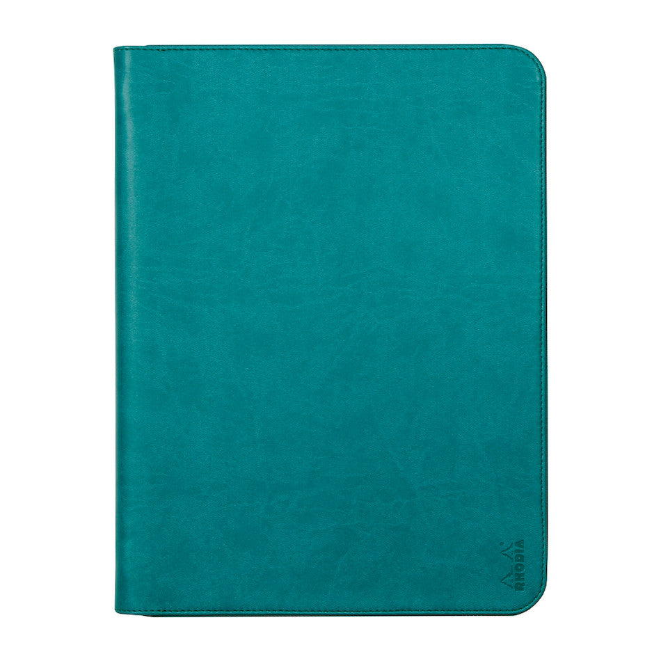 Rhodia Large Zipped Portfolio A4 Peacock by Rhodia at Cult Pens