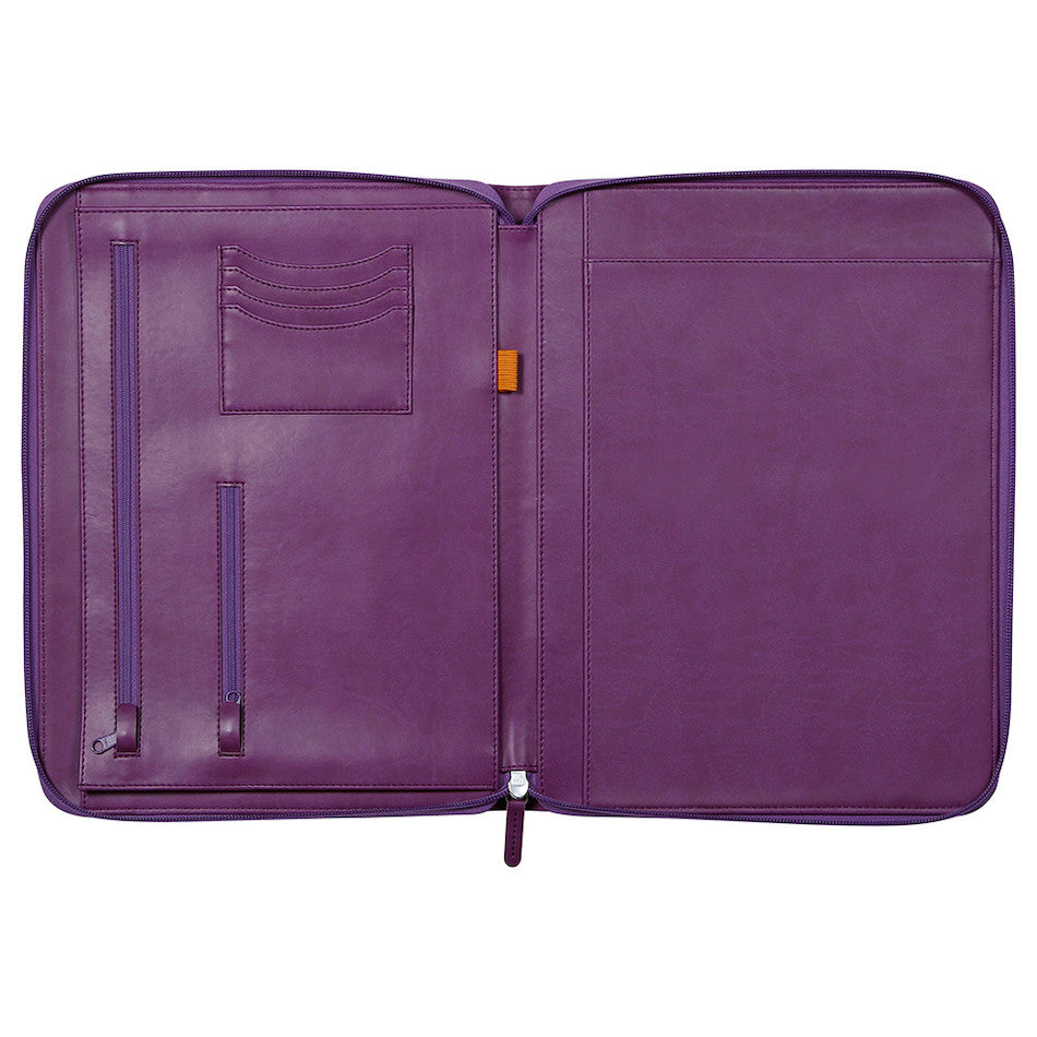 Rhodia Large Zipped Portfolio A4 Purple by Rhodia at Cult Pens