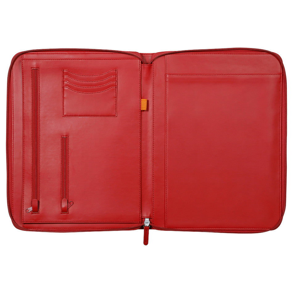 Rhodia Large Zipped Portfolio A4 Poppy by Rhodia at Cult Pens