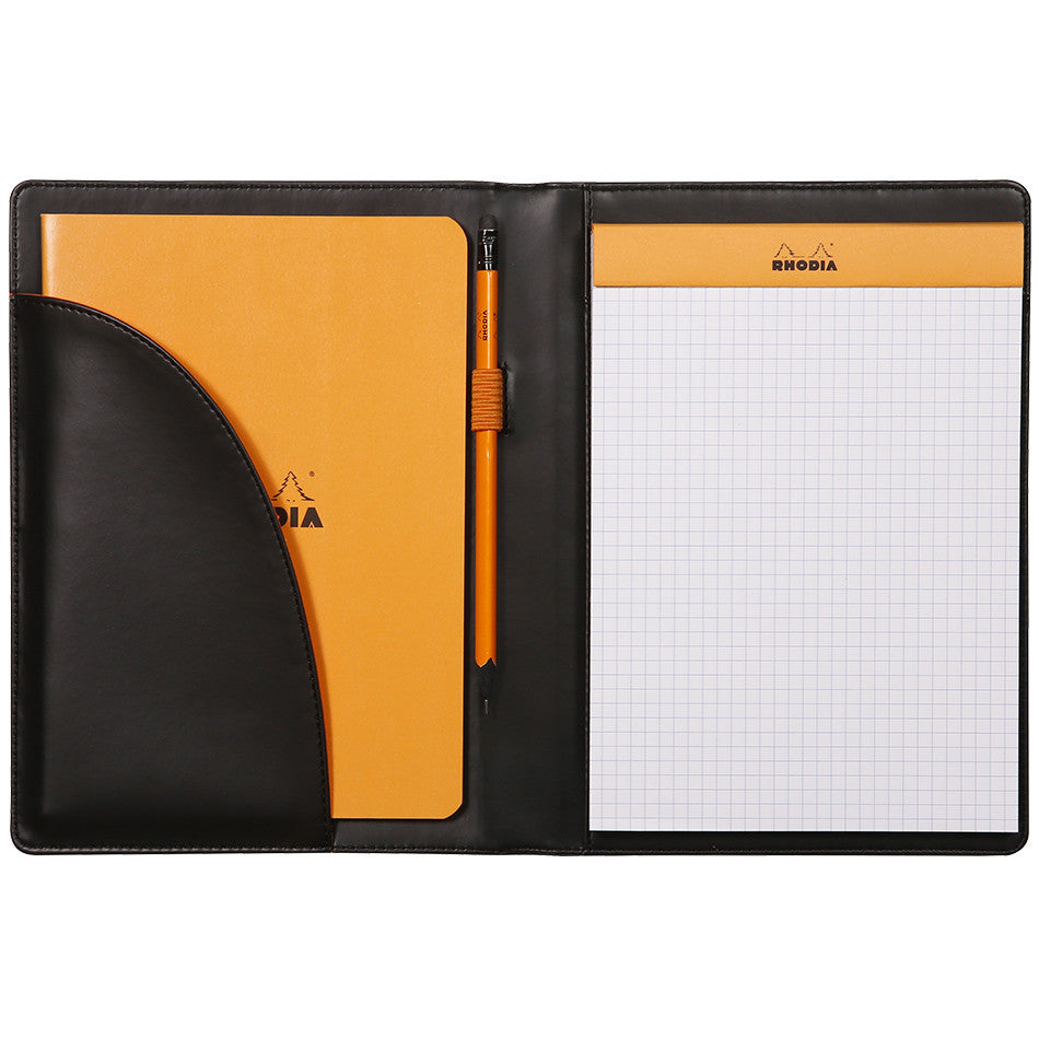 Rhodia Small Portfolio No.16 A5 Black by Rhodia at Cult Pens