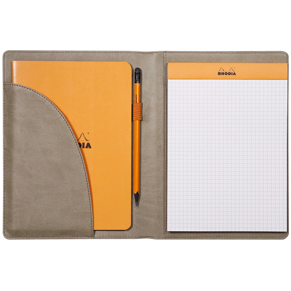 Rhodia Small Portfolio No.16 A5 Taupe by Rhodia at Cult Pens