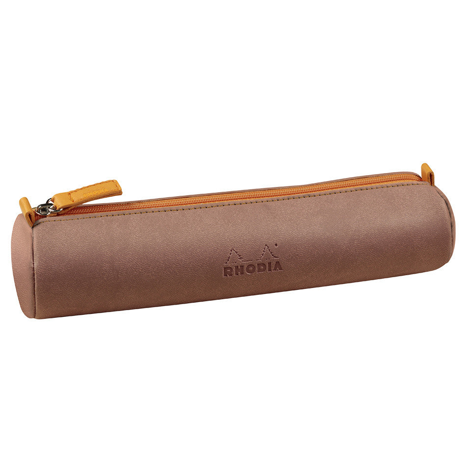 Rhodia Rhodiarama Round Pencil Case Rosewood