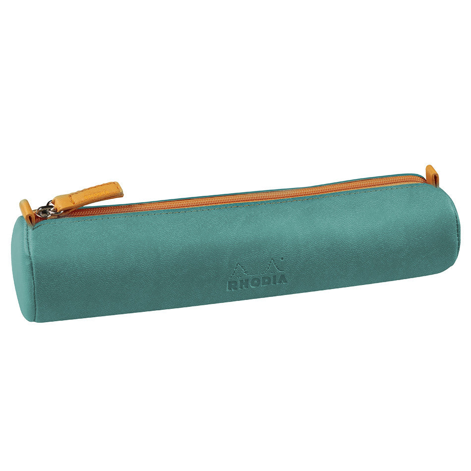 Rhodia Rhodiarama Round Pencil Case Aqua by Rhodia at Cult Pens