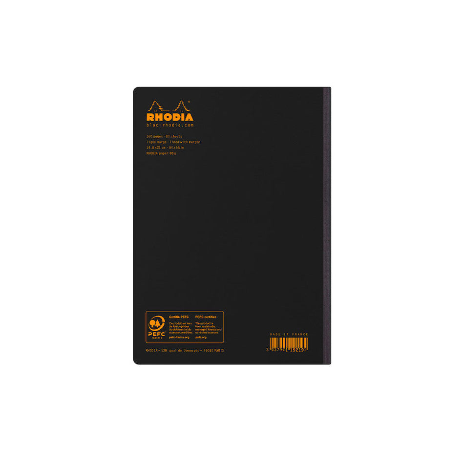 Rhodia Composition Book A5 Black by Rhodia at Cult Pens
