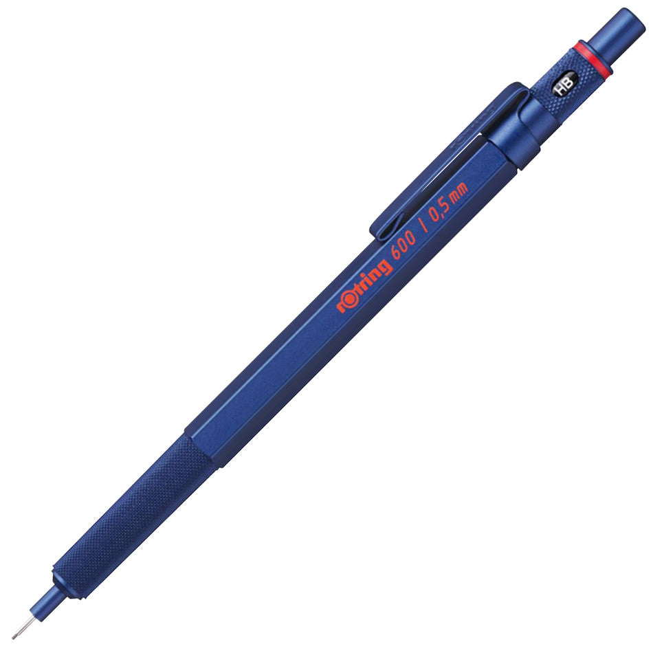 rotring 600 Mechanical Pencil Blue 0.5mm by rotring at Cult Pens
