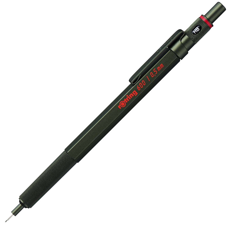 rotring 600 Mechanical Pencil Green 0.5mm by rotring at Cult Pens