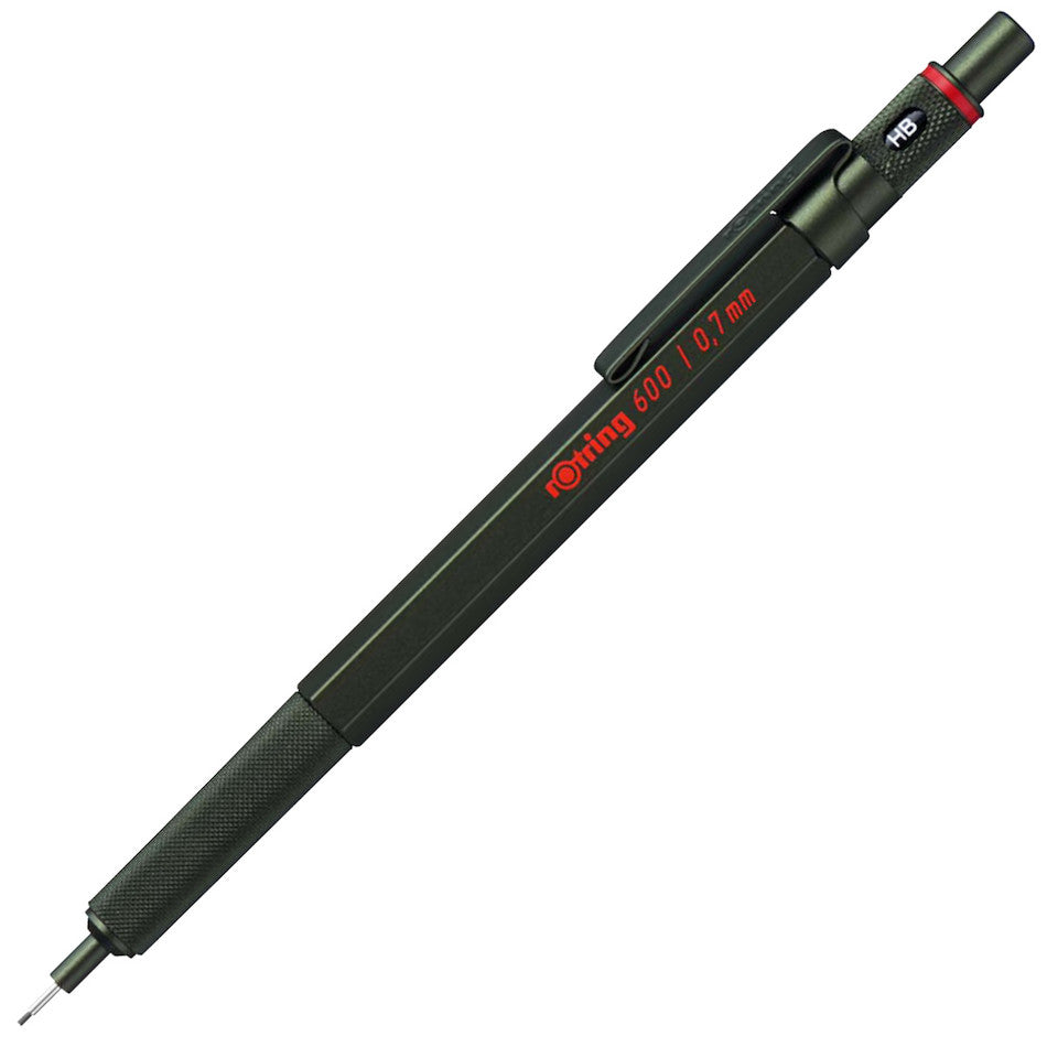 rotring 600 Mechanical Pencil Green 0.7mm by rotring at Cult Pens