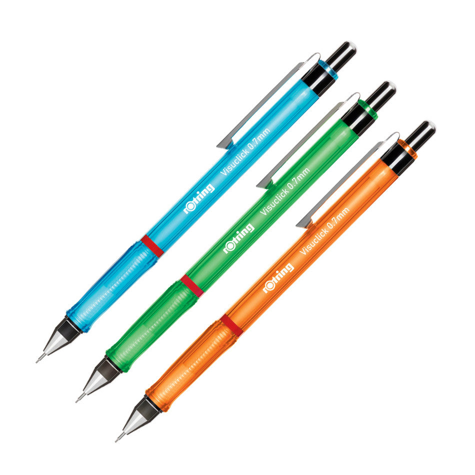 rotring Visuclick Mechanical Pencil 0.7mm Assorted Set of 3 by rotring at Cult Pens