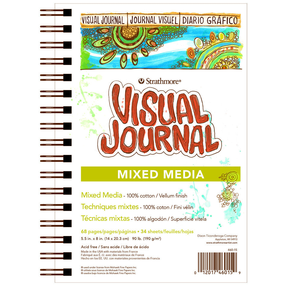 Strathmore Mixed Media Visual Journal 5.5x8 by Strathmore at Cult Pens