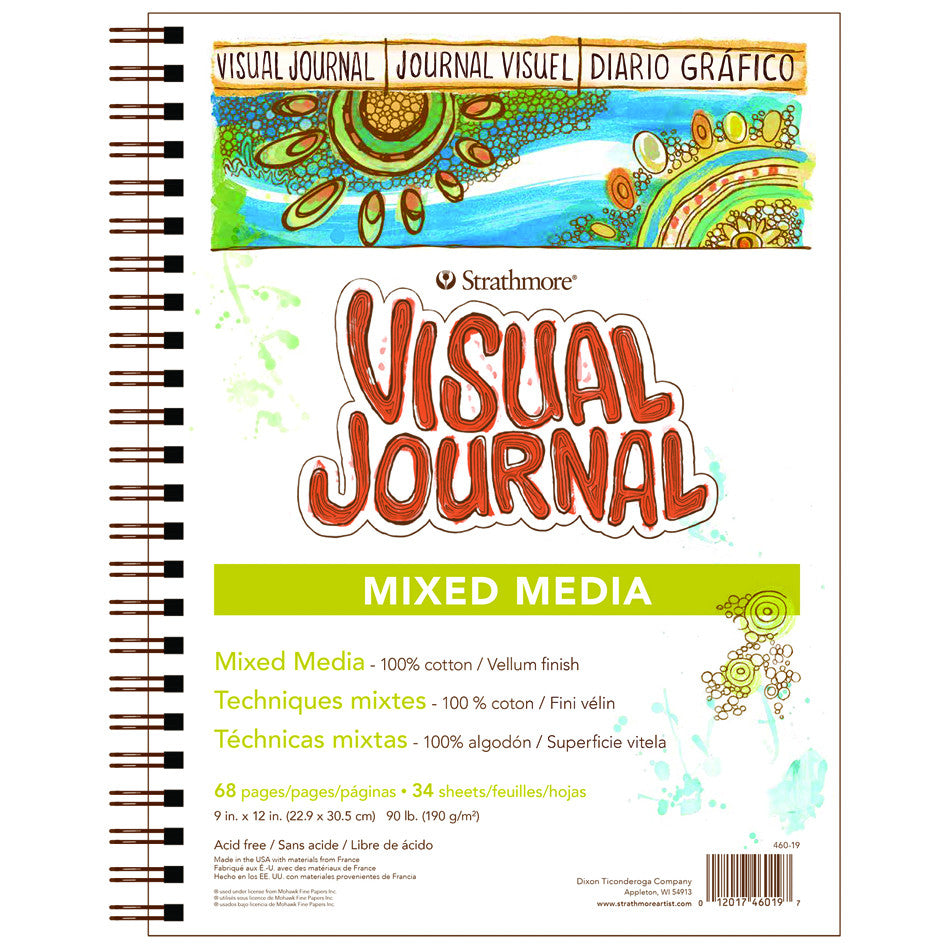 Strathmore Mixed Media Visual Journal 9x12 by Strathmore at Cult Pens