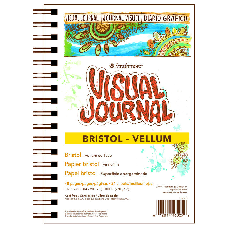 Strathmore Bristol Vellum Visual Journal 5.5x8 by Strathmore at Cult Pens