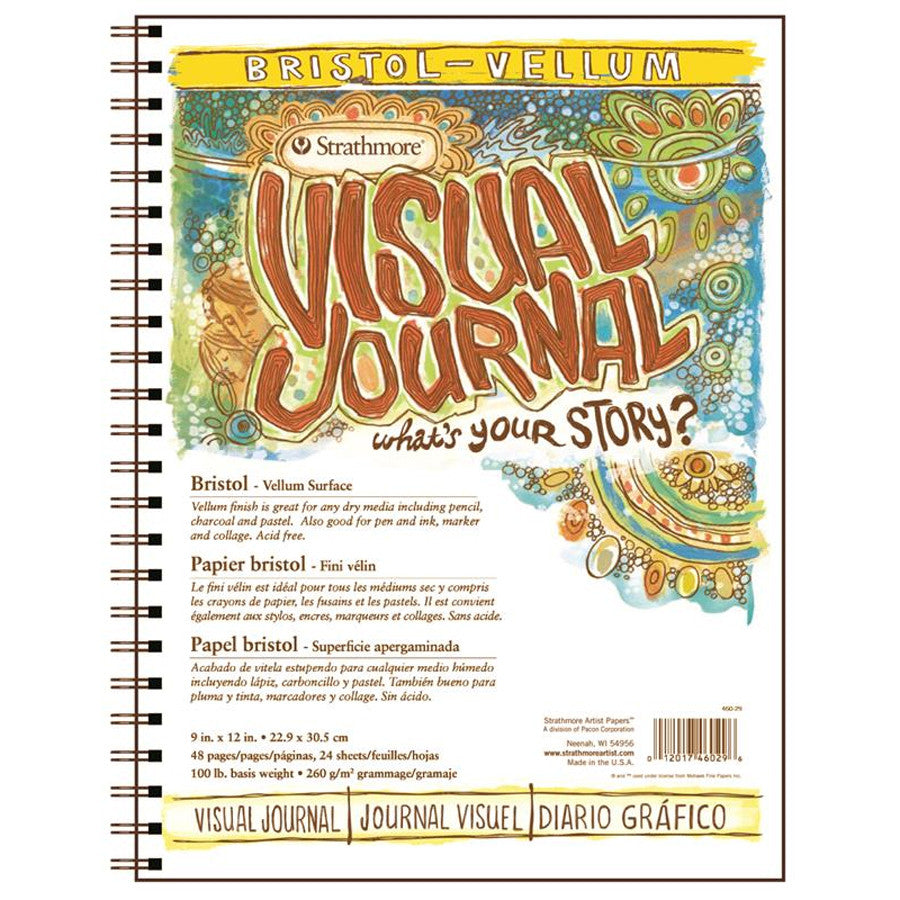 Strathmore Bristol Vellum Visual Journal 9x12 by Strathmore at Cult Pens