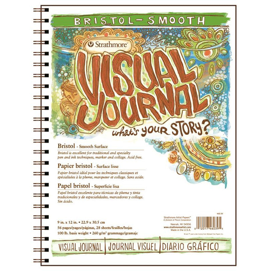 Strathmore Bristol Smooth Visual Journal 9x12 by Strathmore at Cult Pens