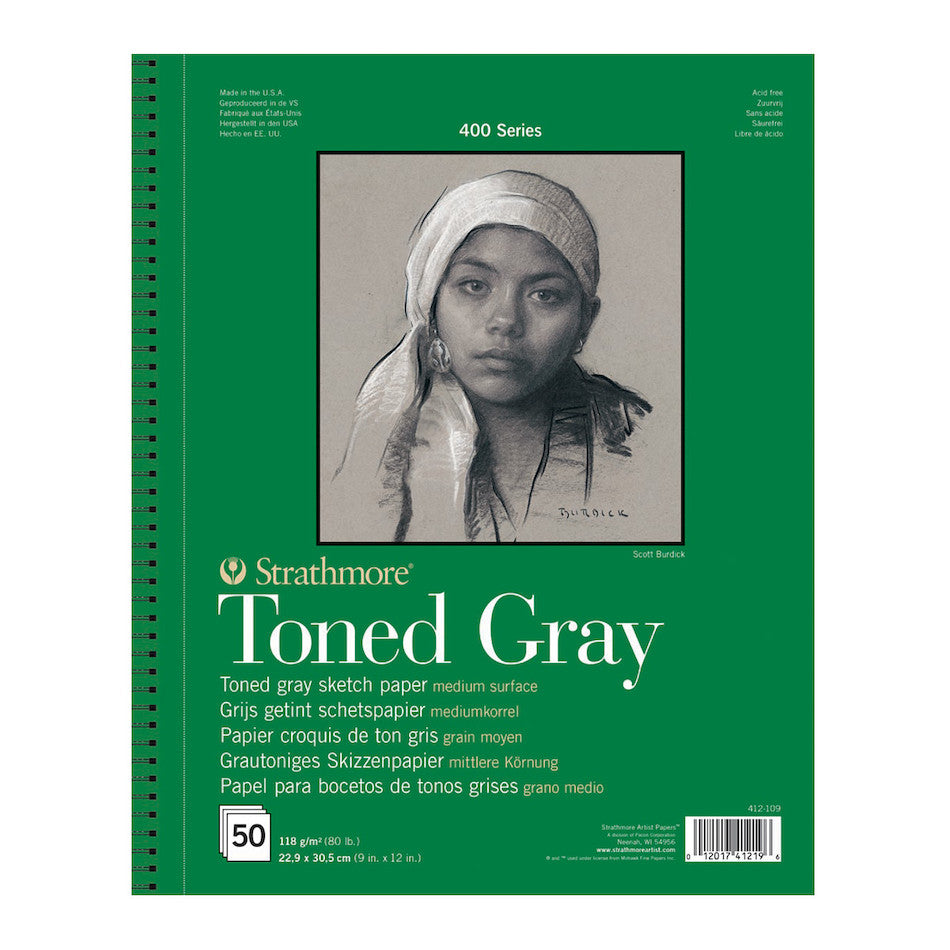 Strathmore 400 Grey Tan Sketch Pad 9x12 by Strathmore at Cult Pens