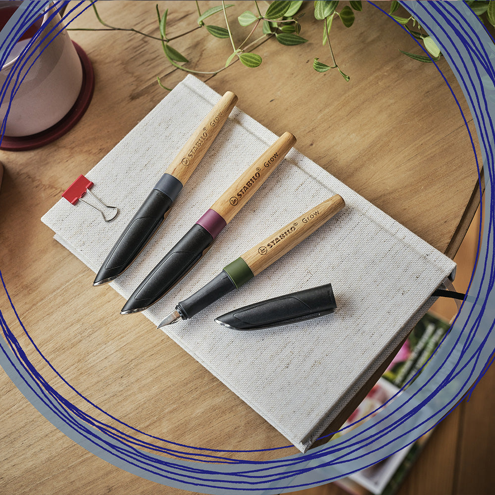 STABILO Grow Climate-Neutral Fountain Pen Cherry by STABILO at Cult Pens