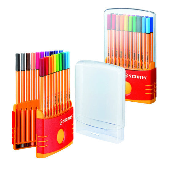 STABILO point 88 Fineliner Pen Colourparade Set of 20 by STABILO at Cult Pens
