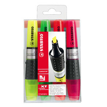 STABILO Luminator Highlighter Wallet of 4 by STABILO at Cult Pens
