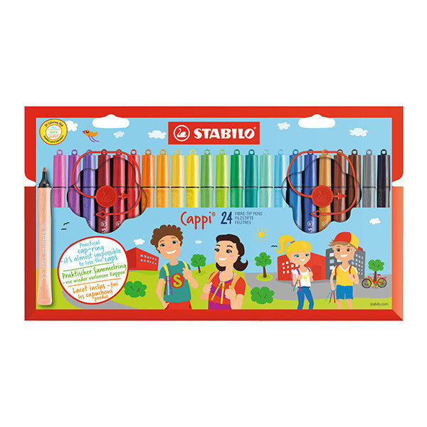 STABILO Cappi Colouring Pens Set of 24 by STABILO at Cult Pens