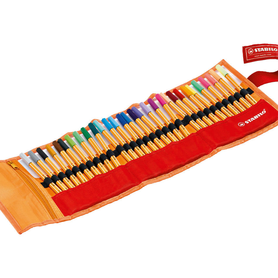 STABILO point 88 Fineliner Rollerset of 30 Colours by STABILO at Cult Pens