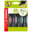 STABILO GREEN BOSS Pastel Highlighter Assorted Wallet of 4 by STABILO at Cult Pens